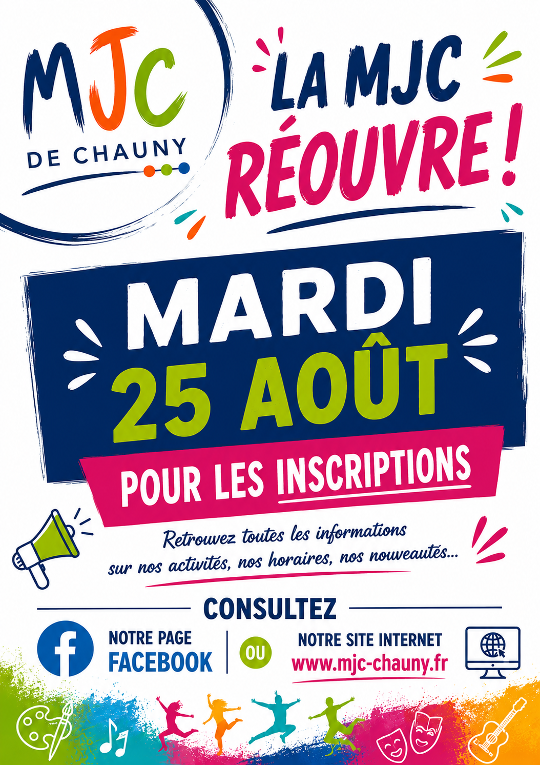 affiche réouverture inscription