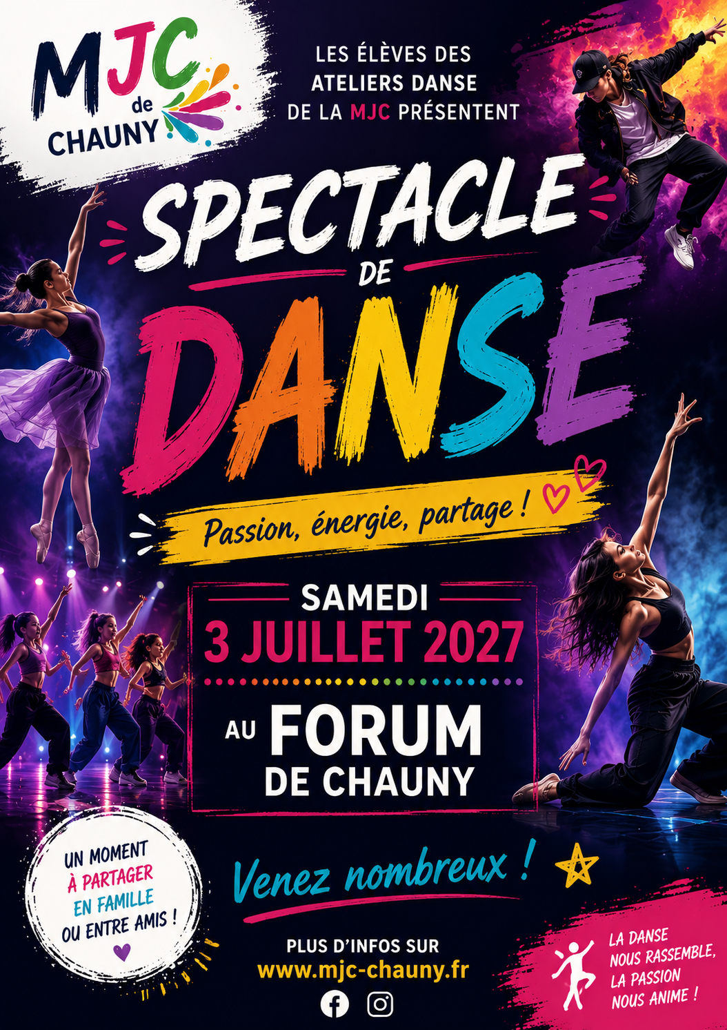affiche spectacle de danse