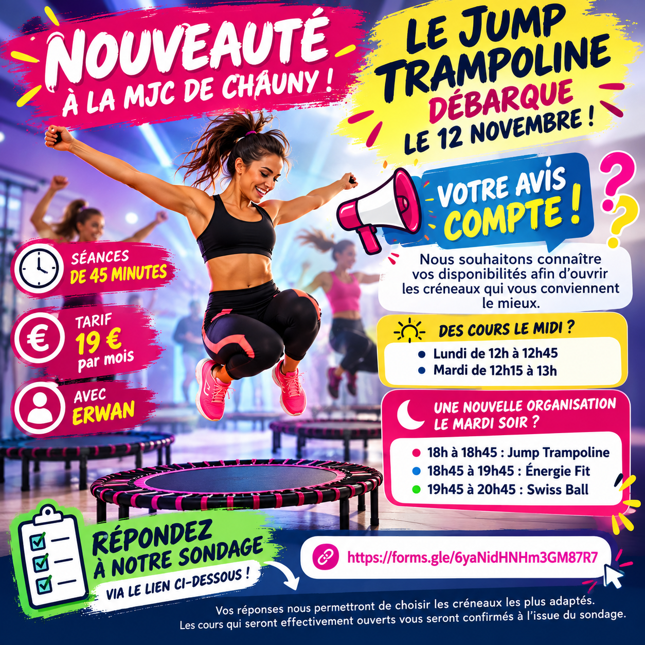 Nouveauté Jump Trampoline à Chauny
